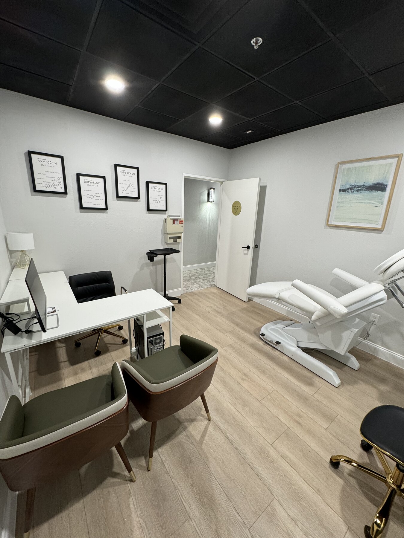 Private consultation room at Level Up Health